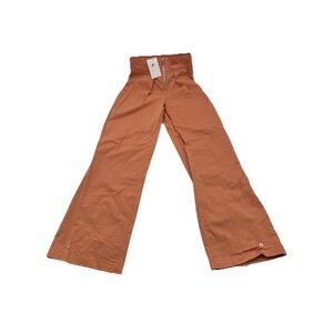 Nike Sportswear Everything Woven Pants Womens Small Mid-Rise Cinch Hem Wide Leg